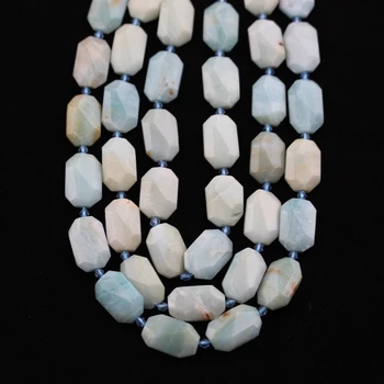 Full Strand Cuts Natural Peruvian Amazonite Loose Beads,Raw Smooth Stones Octangle Slab Beads for Earrings Pendant
Full Strand Cuts Natural Peruvian Amazonite Loose Beads,Raw Smooth Stones Octangle Slab Beads for Earrings Pendant