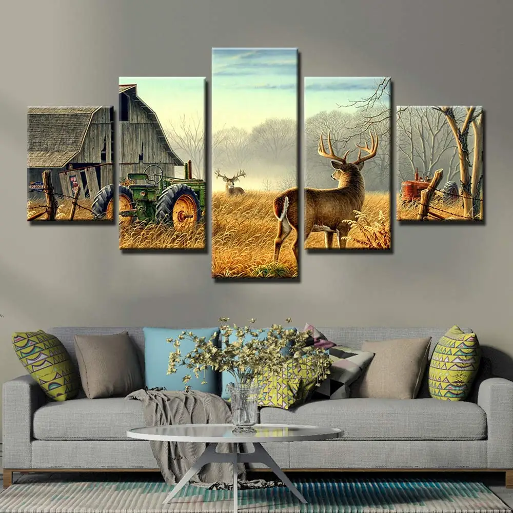 HD Prints Canvas Paintings Wall Art Home Decor 5 Pieces animal deer wall pictures for living room posters and prints Artwork
HD Prints Canvas Paintings Wall Art Home Decor 5 Pieces animal deer wall pictures for living room posters and prints Artwork