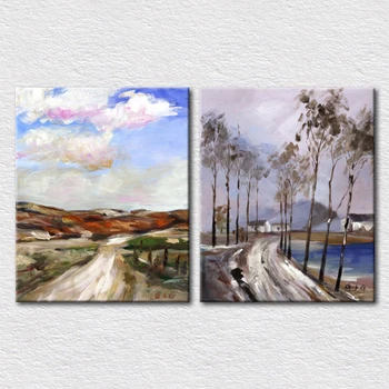Handmade impression landscape picture as fresh blue and light printed on canvas 2pcs set for living room wall decor art
Handmade impression landscape picture as fresh blue and light printed on canvas 2pcs set for living room wall decor art