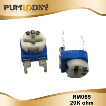 20PCS RM065 RM-065 20K ohm 203 RM065-203 Trimpot Trimmer Potentiometer variable resistor
20PCS RM065 RM-065 20K ohm 203 RM065-203 Trimpot Trimmer Potentiometer variable resistor