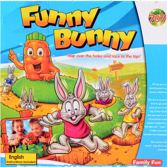 Plastic toy baby birthday gift funny bunny rabbit run board game family fun parent-child interactive educational
Plastic toy baby birthday gift funny bunny rabbit run board game family fun parent-child interactive educational