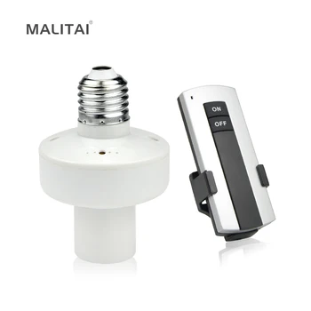 1Pcs Durable E27 SCrew LED light lamp Base Holder With 10M Wireless Remote Control Switch ON OFF Bulb Socket
1Pcs Durable E27 SCrew LED light lamp Base Holder With 10M Wireless Remote Control Switch ON OFF Bulb Socket