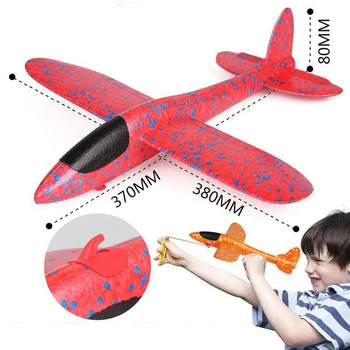 EPP Foam Hand Throw Airplane Rubber Band Ejection Outdoor Launch Glider Plane Gift 35CM Interesting Toys For Children Kids Game
EPP Foam Hand Throw Airplane Rubber Band Ejection Outdoor Launch Glider Plane Gift 35CM Interesting Toys For Children Kids Game