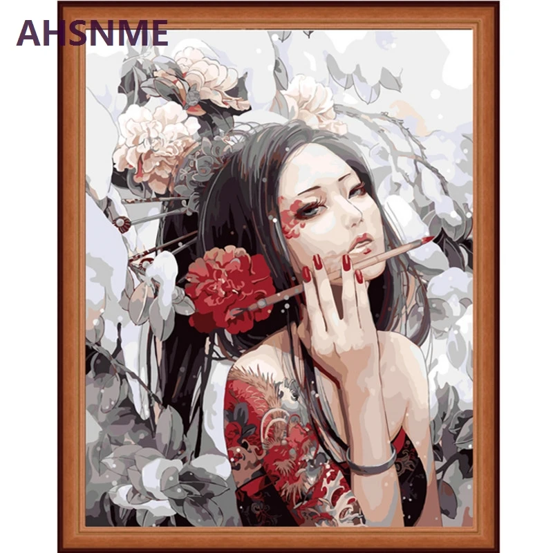 AHSNME Painting Learning Semi-finished Handmade Wall Art Picture Tattoo Girl Oil Painting Home Decor Wedding Birthday Gift 99
AHSNME Painting Learning Semi-finished Handmade Wall Art Picture Tattoo Girl Oil Painting Home Decor Wedding Birthday Gift 99