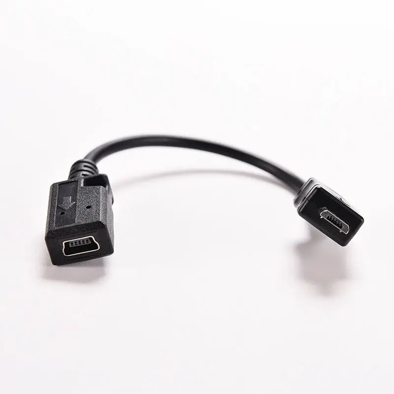 50 шт./Лот Оптовая продажа Micro USB штекер-мини гнездо адаптер синхронизации данных и