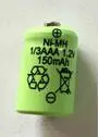 free shipping 10pcs/lot ni-mh 1.2v 1/3aaa 150mah rechargeable battery Solar nimh | Электроника