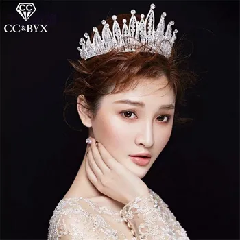 CC Jewelry crowns tiaras hair ornaments queen luxury crystal wedding hair accessories for women jewellery bridesmaids gift HG794
CC Jewelry crowns tiaras hair ornaments queen luxury crystal wedding hair accessories for women jewellery bridesmaids gift HG794
