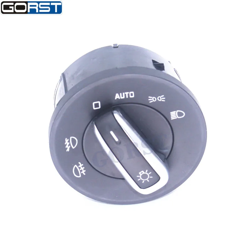 Automobile parts Headlight Fog Lamp Lights Switch for SKODA OCTAVIA II 04-13 INTERRUTTORE DEVIOLUCI CROMATO 1Z0941431K-6