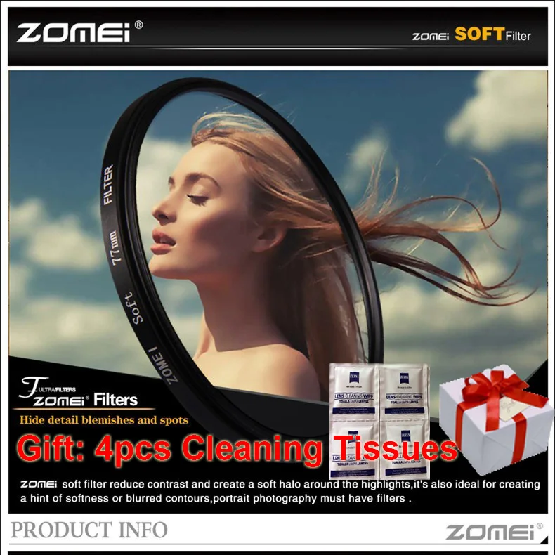 ZOMEI 52/55/58/62/67/72/77/82mm Dreamy Hazy Soft Focus Special Diffuser Portrait Filter Lens For Digital Nikon SLR DSLR Camera
ZOMEI 52/55/58/62/67/72/77/82mm Dreamy Hazy Soft Focus Special Diffuser Portrait Filter Lens For Digital Nikon SLR DSLR Camera