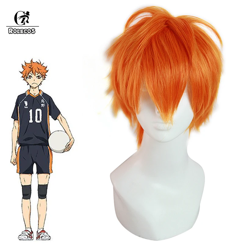 ROLECOS Haikyuu Hinata Shoyo Cosplay Headwear Short Orange Synthetic Hair Anime Cosplay 25cm / 9.84inches Hallween Party
ROLECOS Haikyuu Hinata Shoyo Cosplay Headwear Short Orange Synthetic Hair Anime Cosplay 25cm / 9.84inches Hallween Party