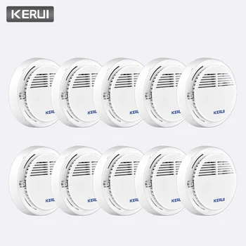 KERUI 10PCS Wireless Sensitive Fire Protection Smoke Detector Work Independently Home Warehouse Office Security Alarm
KERUI 10PCS Wireless Sensitive Fire Protection Smoke Detector Work Independently Home Warehouse Office Security Alarm