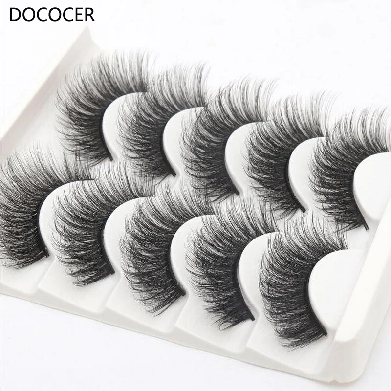 5 Pairs/set Multipack 6D Soft Mink Hair False Eyelashes Wispy Fluffy Long Lashes Natural Eye Makeup Faux Eye Lashes DOCOCER
5 Pairs/set Multipack 6D Soft Mink Hair False Eyelashes Wispy Fluffy Long Lashes Natural Eye Makeup Faux Eye Lashes DOCOCER
