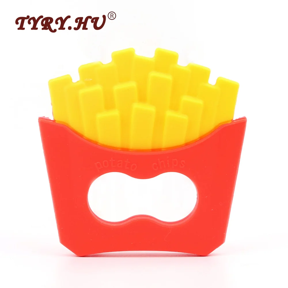 TYRY.HU French Fries Creative Baby Teethers 1PC Food Grade Silocone Teether BPA Free Baby Oral Care Gifts Infants Teething Toys
TYRY.HU French Fries Creative Baby Teethers 1PC Food Grade Silocone Teether BPA Free Baby Oral Care Gifts Infants Teething Toys