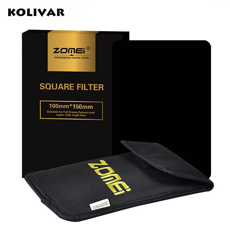 Zomei 100x150mm Square Filter Full Grey Neutral Density ND2/ND4/ND8/ND16 Filter For Cokin Z-Pro Series Lee Hitech 4X6" Holder
Zomei 100x150mm Square Filter Full Grey Neutral Density ND2/ND4/ND8/ND16 Filter For Cokin Z-Pro Series Lee Hitech 4X6" Holder
