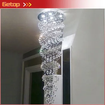 GETOP Modern LED Double Helix Spiral Staircase Crystal Chandelier Duplex Villas Luxury Crystal Lamp Living Room Lights
GETOP Modern LED Double Helix Spiral Staircase Crystal Chandelier Duplex Villas Luxury Crystal Lamp Living Room Lights
