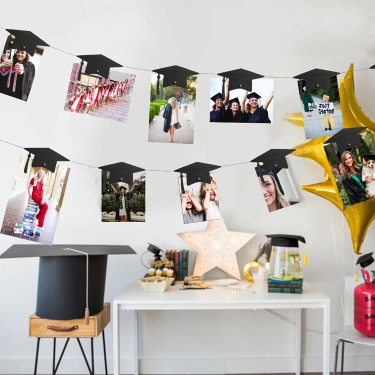 4M 18Pcs Graduation Hats Magnetic Cable Photo Frame Banner Decorations Graduation Bunting Banner Hanging Garland Set Photo Props
4M 18Pcs Graduation Hats Magnetic Cable Photo Frame Banner Decorations Graduation Bunting Banner Hanging Garland Set Photo Props