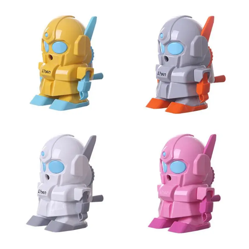 Creative Robot Pencil Sharpener Mechanical Manual Hand Cranking Stationery School Office Supplies Student Kids Gift
Creative Robot Pencil Sharpener Mechanical Manual Hand Cranking Stationery School Office Supplies Student Kids Gift