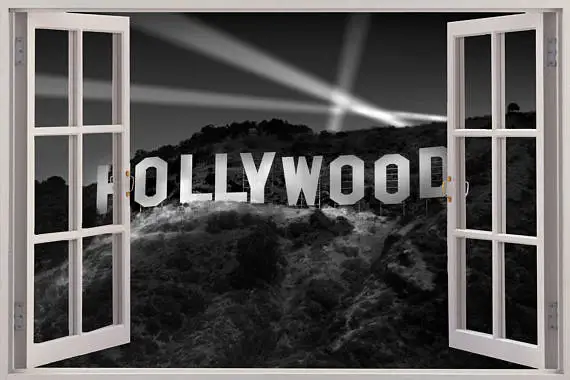 3D Effect Window View WALL STICKERS USA Hollywood Sign Vinyl Decal Decor Mural Landscape Art Home Decor Gift
3D Effect Window View WALL STICKERS USA Hollywood Sign Vinyl Decal Decor Mural Landscape Art Home Decor Gift