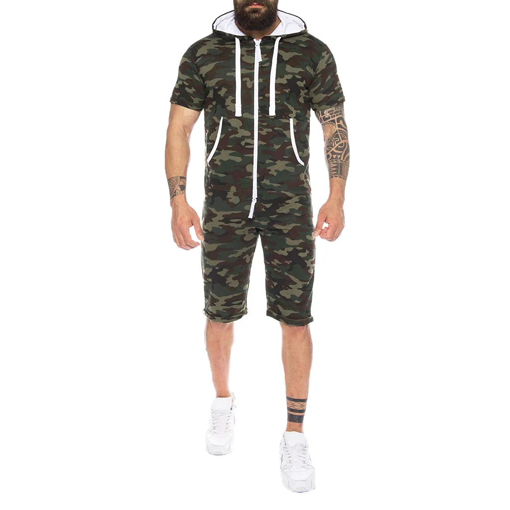 Men's Summer Camouflage Splicing Jumpsuit Fashion Pure-Colour Large Size Clothes Button loose Drawstring Jumpsuit droshipping
Men's Summer Camouflage Splicing Jumpsuit Fashion Pure-Colour Large Size Clothes Button loose Drawstring Jumpsuit droshipping