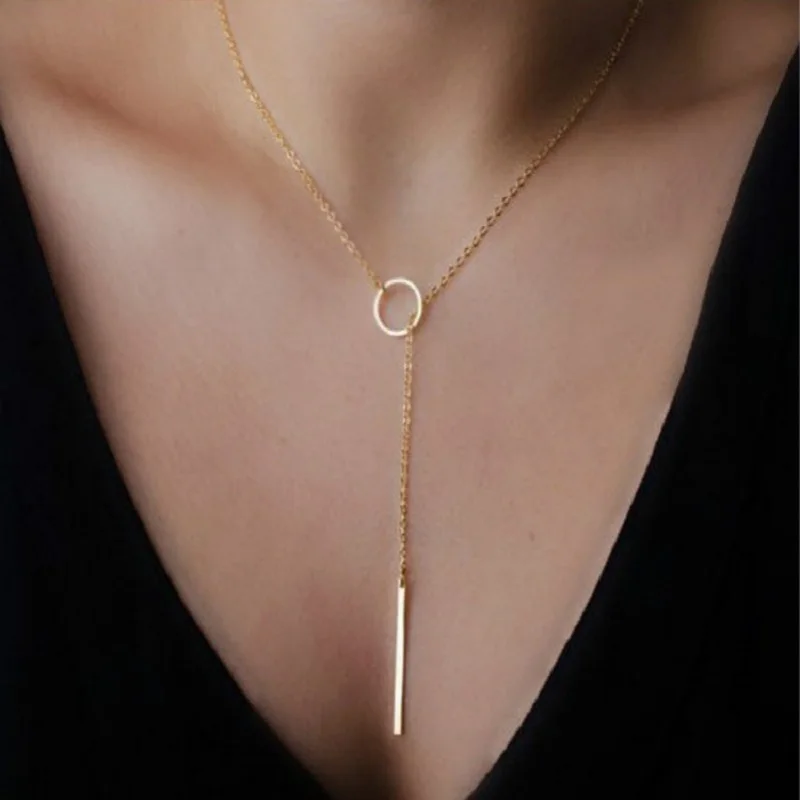 

Gold Silver Star Heart Necklace Moon Coin Tassels Bar Necklaces Imitation Pearl Choker Pendants For Women Jewelry Chocker