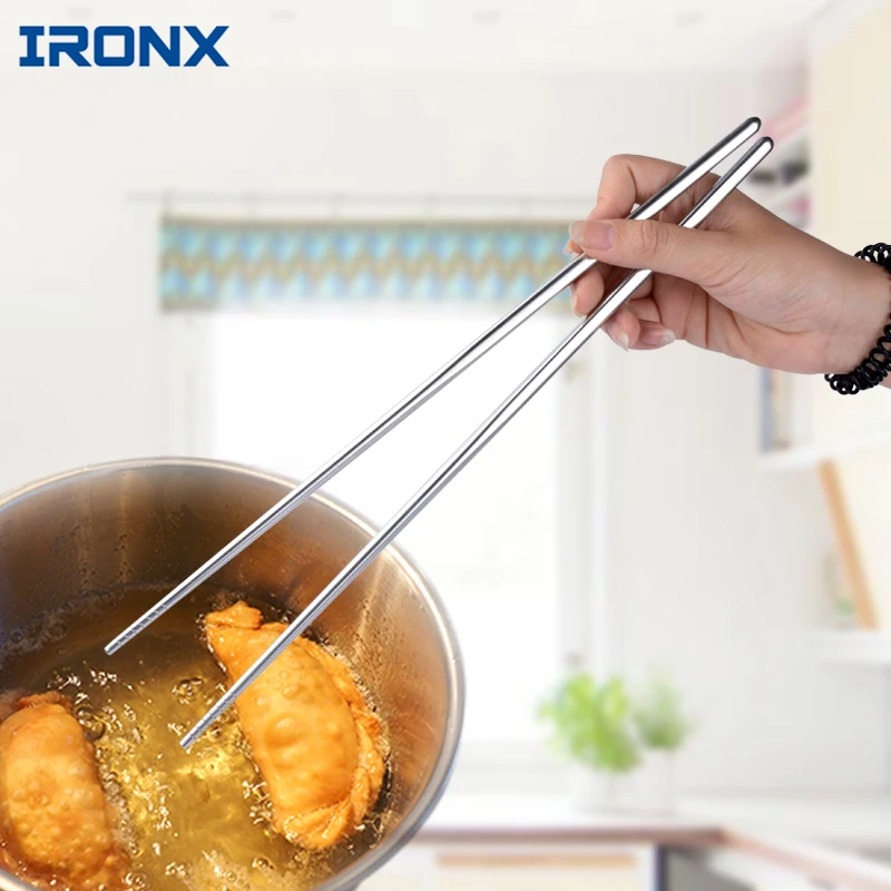 304 Stainless Steel Long Fried Chopsticks Clip Hot Pot Oil Food Kitchen Tableware Accessories Supplies Gear Items Product
304 Stainless Steel Long Fried Chopsticks Clip Hot Pot Oil Food Kitchen Tableware Accessories Supplies Gear Items Product