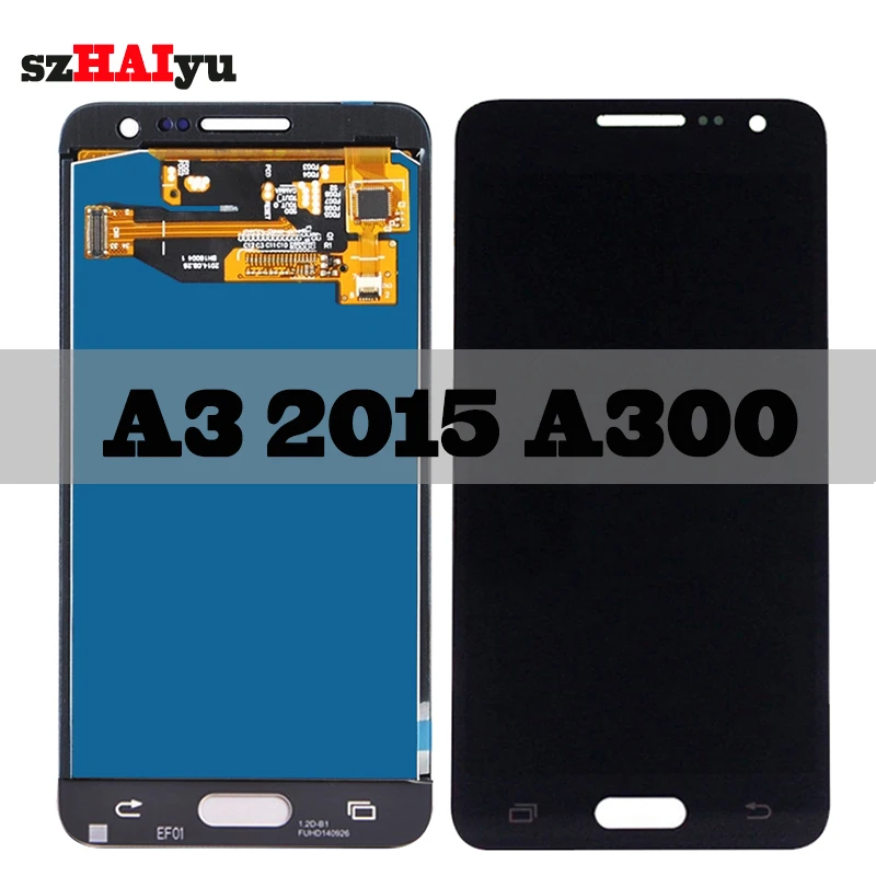 SZHAIYU For Samsung Galaxy A3 2015 A300 A300H A300FN A300F A300M LCD Display 960x540 4.5'' TFT LCD Touch Screen Digitizer
SZHAIYU For Samsung Galaxy A3 2015 A300 A300H A300FN A300F A300M LCD Display 960x540 4.5'' TFT LCD Touch Screen Digitizer