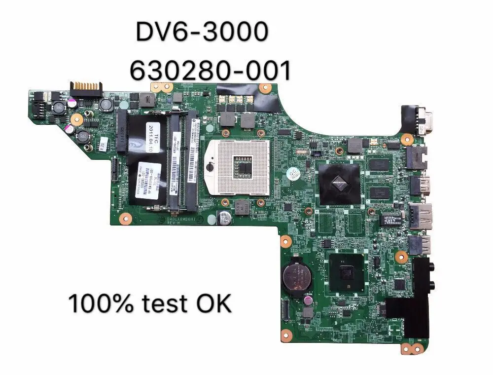 New motherboard For DV6 DV6-3000 Laptop motherboard 630280-001 DA0LX6MB6H1 HM55 DDR3 100% Test OK
New motherboard For DV6 DV6-3000 Laptop motherboard 630280-001 DA0LX6MB6H1 HM55 DDR3 100% Test OK