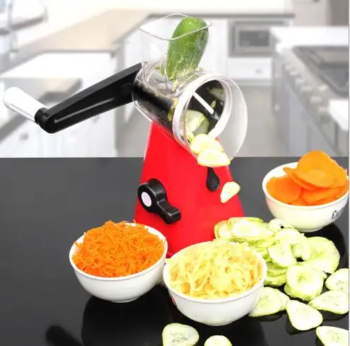 Kitchen Rotating Gadget Tool Round Blades Cheese Grater Peanut Grinder Vegetable Cutter Slicer Carrot Cucumber Potato Zucchini
Kitchen Rotating Gadget Tool Round Blades Cheese Grater Peanut Grinder Vegetable Cutter Slicer Carrot Cucumber Potato Zucchini