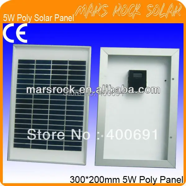 5W 18V Poly Crystalline PV Solar Module with Aluminum Alloy Frame, Nice Appearance, Fend Against Snowstorm, Install Conveniently
5W 18V Poly Crystalline PV Solar Module with Aluminum Alloy Frame, Nice Appearance, Fend Against Snowstorm, Install Conveniently
