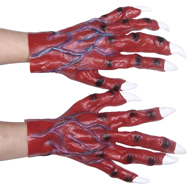 Scary Halloween Gloves Latex Terror Gloves Harry Potter Dementor Hands Latex Monster Hands
Scary Halloween Gloves Latex Terror Gloves Harry Potter Dementor Hands Latex Monster Hands