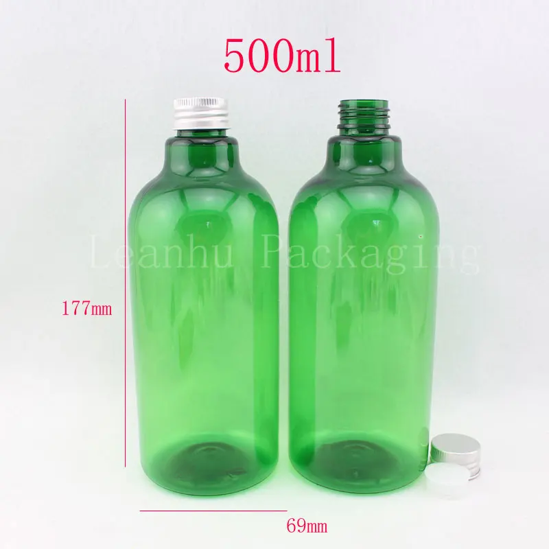 500CC Green Aluminum Cap Bottle , 500CC Empty Cosmetic Container , Shampoo / Shower Gel Sub-bottling ( 14 PC/Lot )
500CC Green Aluminum Cap Bottle , 500CC Empty Cosmetic Container , Shampoo / Shower Gel Sub-bottling ( 14 PC/Lot )
