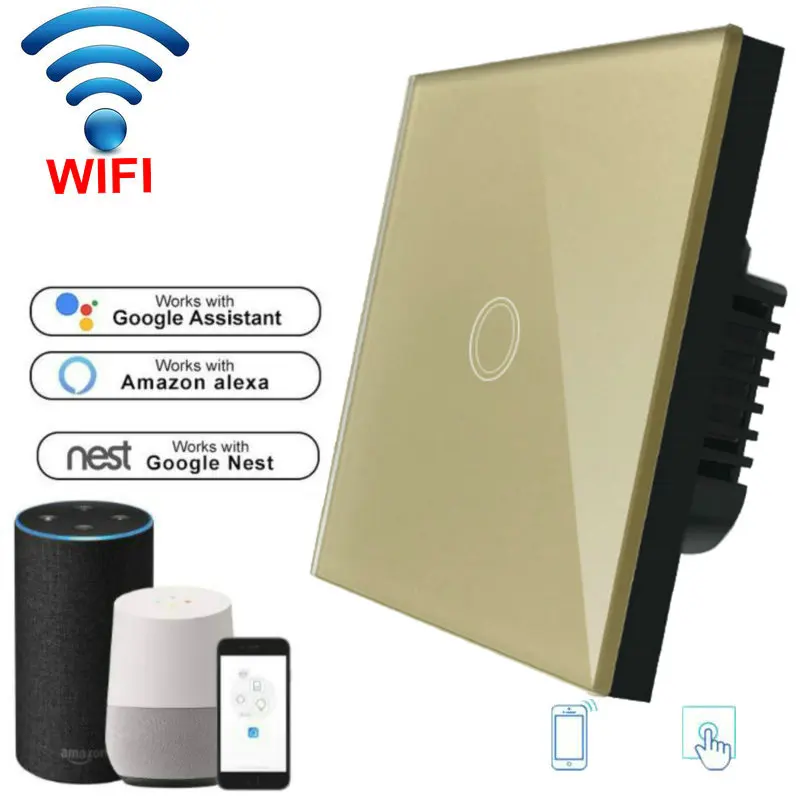 Smart WiFi Light Switch Wireless Wall Interruptor EU standard Ewelink App Work With Alexa Google Home
Smart WiFi Light Switch Wireless Wall Interruptor EU standard Ewelink App Work With Alexa Google Home