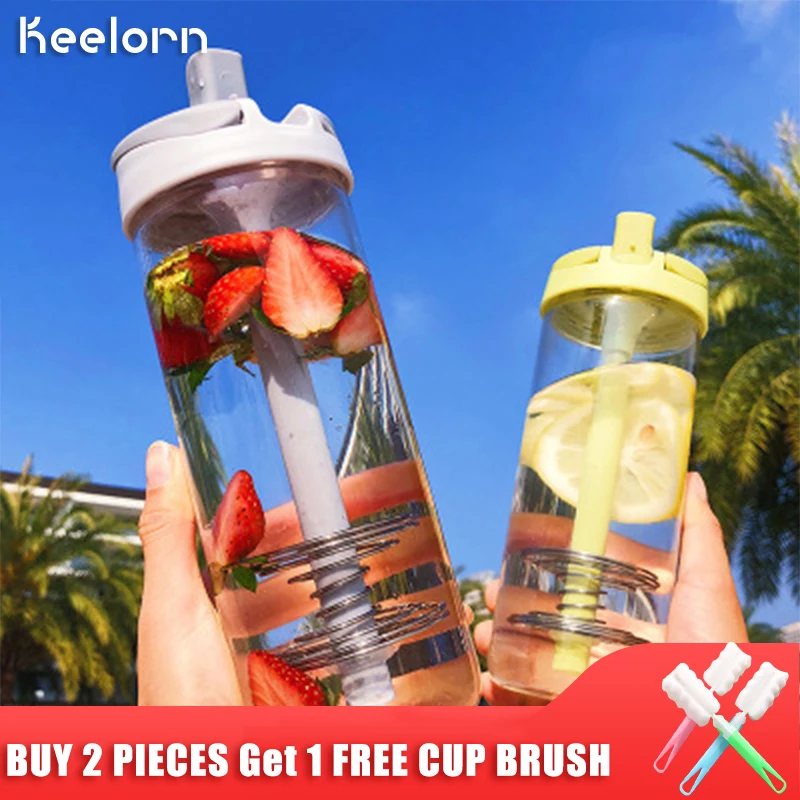 Keelorn 750ML Hot Sale Creative New Fashion Glass Water Bottle Outdoor Sports High Capacity Brief Glass Water Bottle
Keelorn 750ML Hot Sale Creative New Fashion Glass Water Bottle Outdoor Sports High Capacity Brief Glass Water Bottle