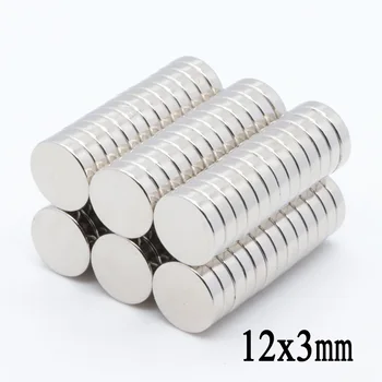 100pcs 12x3 mm N35 Mini Powerful Magnet Rare Earth Permanent Small Round Strong Neodymium Magents
100pcs 12x3 mm N35 Mini Powerful Magnet Rare Earth Permanent Small Round Strong Neodymium Magents