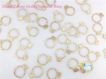 1inch 100pcs/bag Rose Gold Paper Glitter Diamond Ring Confetti For Wedding Bridal Shower Engagement Bachelorette Party Decoratio
1inch 100pcs/bag Rose Gold Paper Glitter Diamond Ring Confetti For Wedding Bridal Shower Engagement Bachelorette Party Decoratio