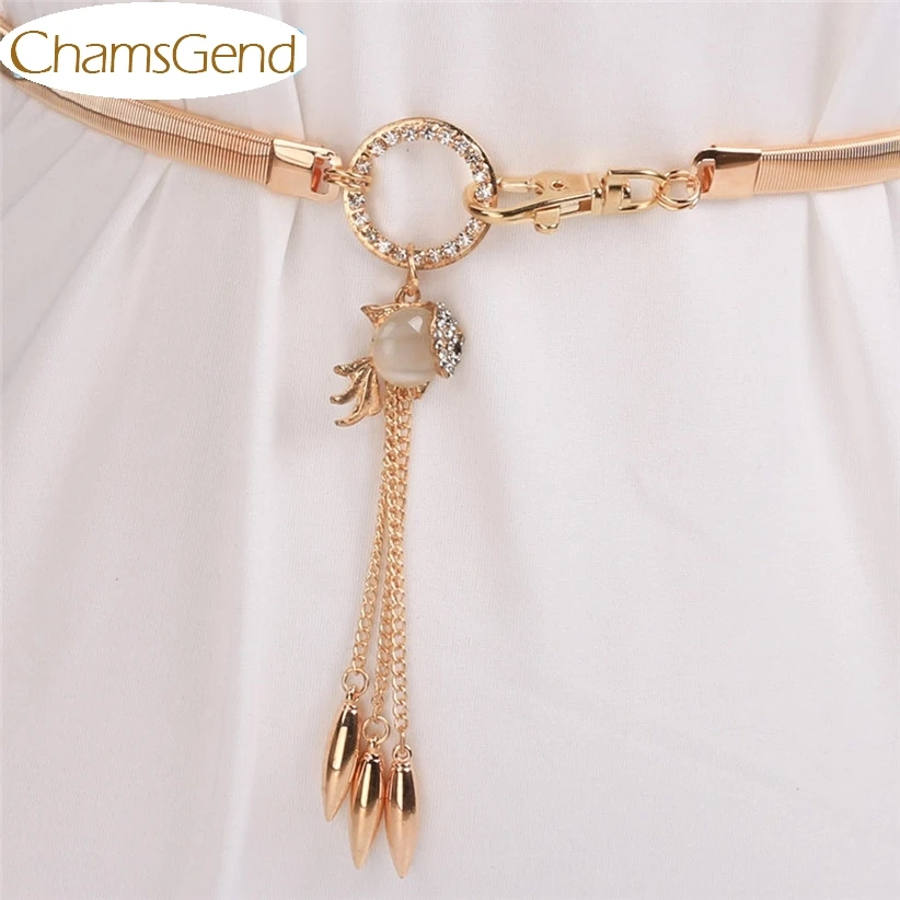Waist Belt Chamsgend Women Fashion Chain Rope Goldfish Diamond Rhinestone Waist Strap 70419 Drop Shipping
Waist Belt Chamsgend Women Fashion Chain Rope Goldfish Diamond Rhinestone Waist Strap 70419 Drop Shipping