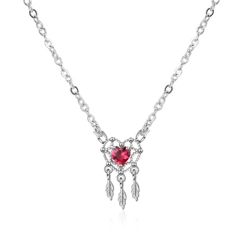 XIYANIKE 925 Sterling Silver Vintage Heart Dream Catcher Necklace Pendants for Women Fashion Necklace Silver Jewelry New VNS8549
XIYANIKE 925 Sterling Silver Vintage Heart Dream Catcher Necklace Pendants for Women Fashion Necklace Silver Jewelry New VNS8549