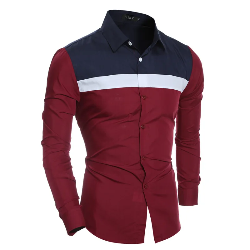 New Design Mens Summer Vintage Slim Shirts Patchwork Colors Shirt Long Sleeve Casual Shirt XH995148
New Design Mens Summer Vintage Slim Shirts Patchwork Colors Shirt Long Sleeve Casual Shirt XH995148