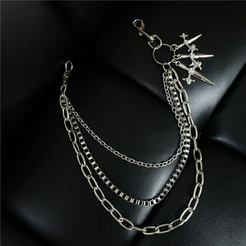 Fashion new Waist Accessories Men Hip-hop Punk Rock Alloy Plating Skull Big Hook belt knitted Jeans Pant Chains
Fashion new Waist Accessories Men Hip-hop Punk Rock Alloy Plating Skull Big Hook belt knitted Jeans Pant Chains