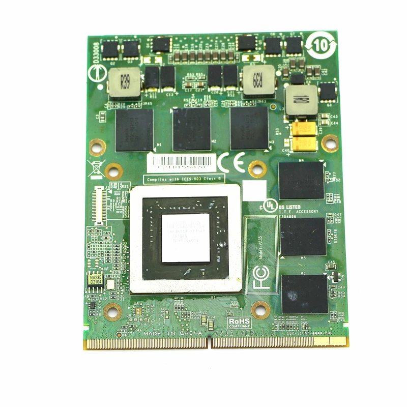 HoTecHon Genuine GTX 460m GDDR5 1.5GB Video Graphics Card V235 VER:1.0 for MSI 16F21 - GX680 GT683 GT683DX GX660DX
HoTecHon Genuine GTX 460m GDDR5 1.5GB Video Graphics Card V235 VER:1.0 for MSI 16F21 - GX680 GT683 GT683DX GX660DX