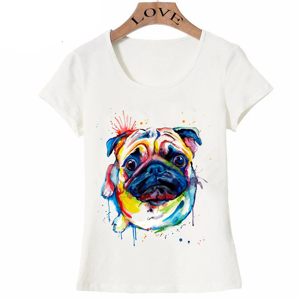 2019 newest hipster cute pug colorful Printing T-Shirt women funny dog design Tops humor girl Tees summer women's short sleeve
2019 newest hipster cute pug colorful Printing T-Shirt women funny dog design Tops humor girl Tees summer women's short sleeve