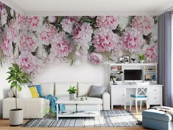 Custom photo wallpaper mural European romantic Peony TV background wall papel de parede wall papers home decor
Custom photo wallpaper mural European romantic Peony TV background wall papel de parede wall papers home decor