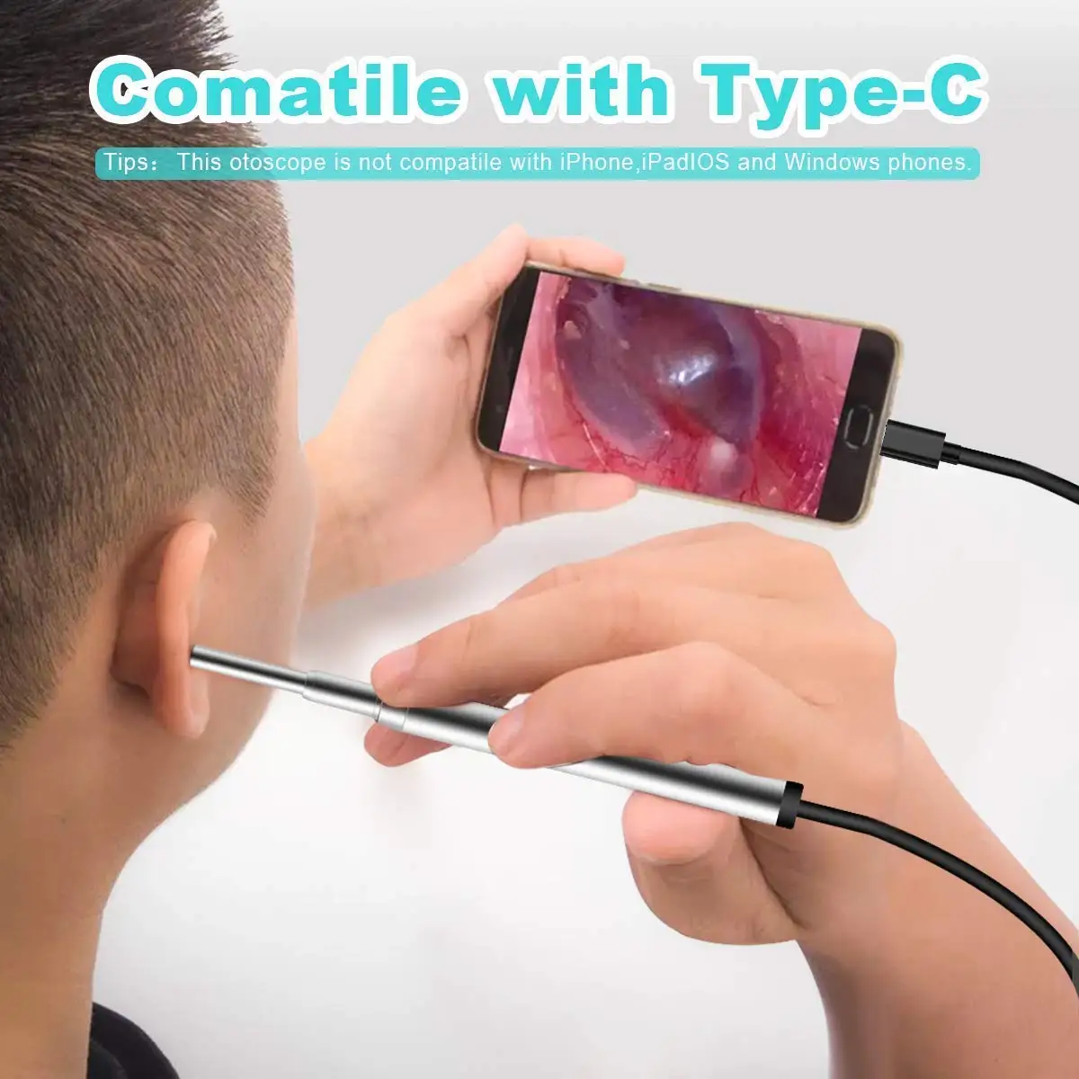 3.9MM Mini Medical Endoscope Camera Waterproof USB Endoscope Inspection Camera for OTG Android Phone PC Ear Nose Borescope
3.9MM Mini Medical Endoscope Camera Waterproof USB Endoscope Inspection Camera for OTG Android Phone PC Ear Nose Borescope