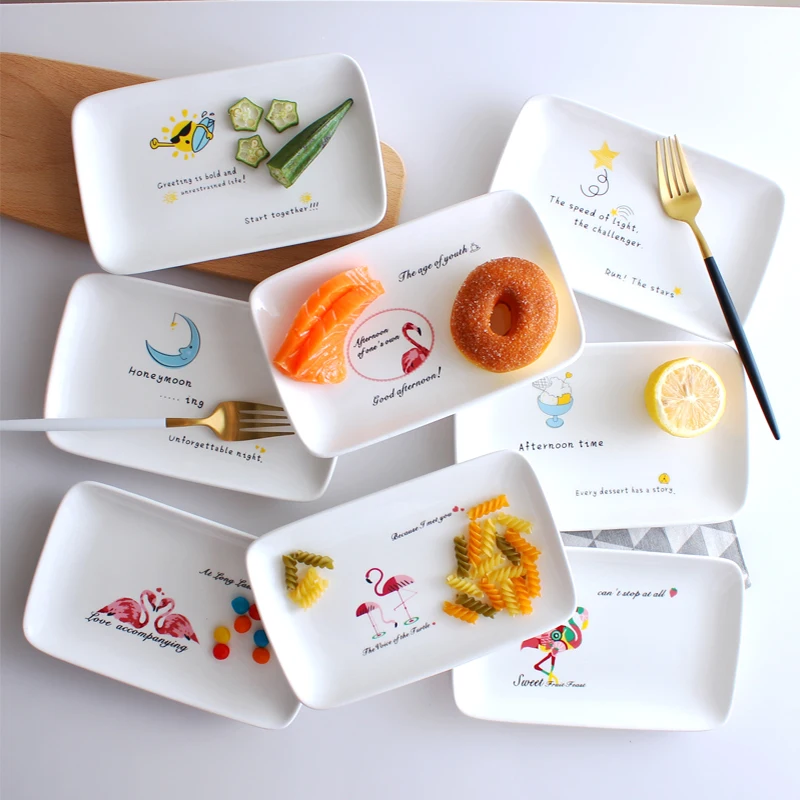 Special Creative Design Handpainted Butter Plate Rectangle Dishes Breakfast Ceramic Dishes Cartoon Dessert Plate Dishes
Special Creative Design Handpainted Butter Plate Rectangle Dishes Breakfast Ceramic Dishes Cartoon Dessert Plate Dishes
