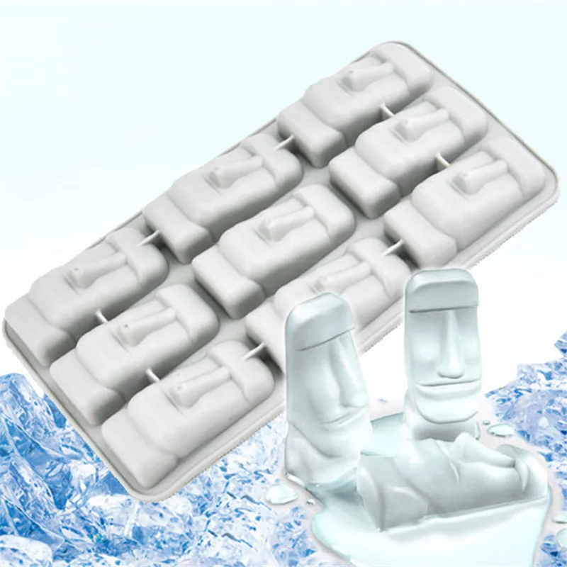 Easter Island Moai Stone Statues Freeze Mini Silicone Ice Tray Ice Lattice Cubes DIY Mould Ice Mold Funny New Tricks Party Drink
Easter Island Moai Stone Statues Freeze Mini Silicone Ice Tray Ice Lattice Cubes DIY Mould Ice Mold Funny New Tricks Party Drink