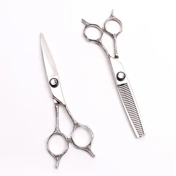 6" 17.5cm 440C Customized Logo Hairdressing Scissors Cutting / Thinning Scissors Professional Hair Scissors Haircut Shears C9018
6" 17.5cm 440C Customized Logo Hairdressing Scissors Cutting / Thinning Scissors Professional Hair Scissors Haircut Shears C9018