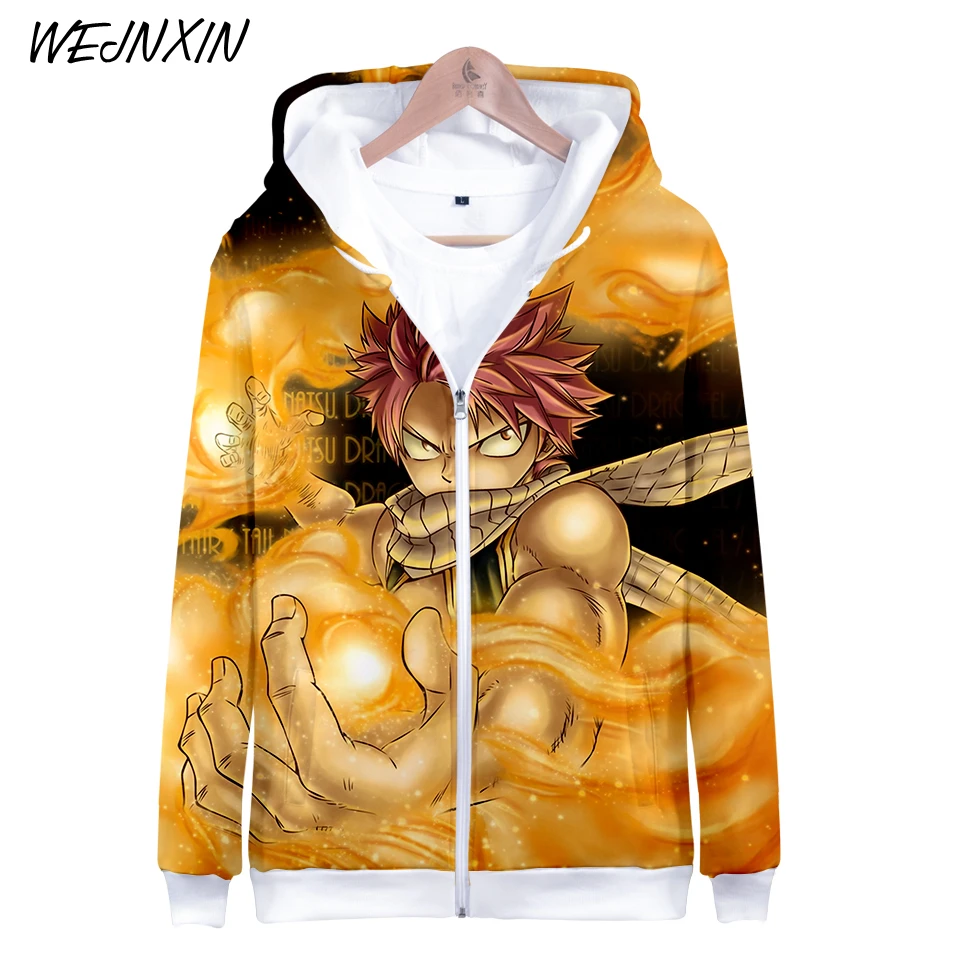 WEJNXIN Harajuku FAIRY TAIL Anime 3D Print Zipper Hoodies Men Women Cool Sweatshirts Youth Tracksuits Outwear Zip Brand Clothing
WEJNXIN Harajuku FAIRY TAIL Anime 3D Print Zipper Hoodies Men Women Cool Sweatshirts Youth Tracksuits Outwear Zip Brand Clothing