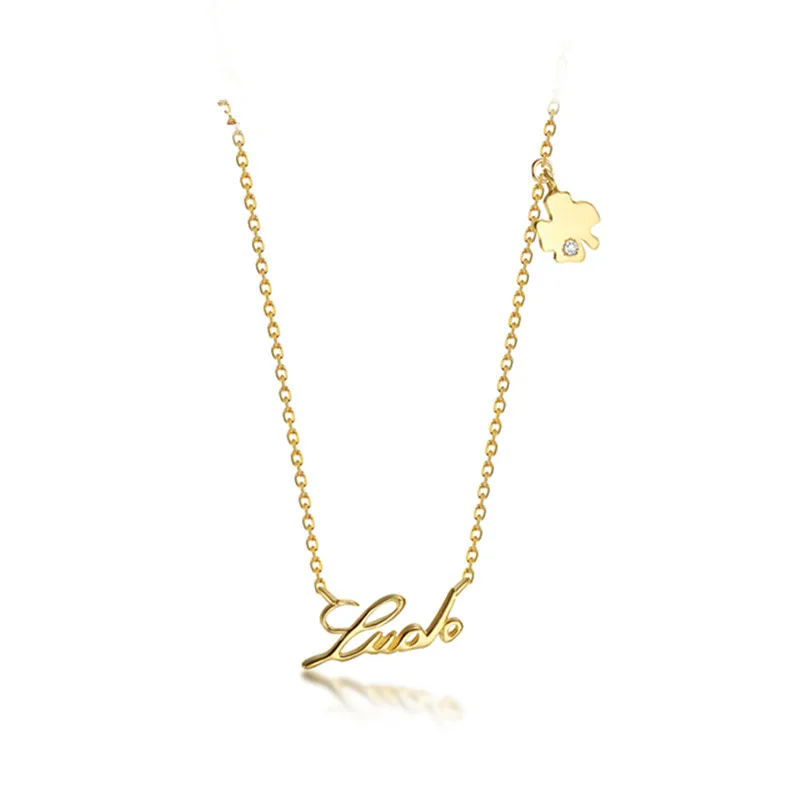 VOJEFEN Four Leaf Clover Necklace,Letter Necklace Charm, 14K Yellow Gold Valentine's Day gift Christmas gift for Women 2019 
VOJEFEN Four Leaf Clover Necklace,Letter Necklace Charm, 14K Yellow Gold Valentine's Day gift Christmas gift for Women 2019