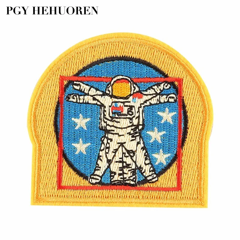 PGY 1PCS The Outer Space Badge Astronaut Patches for Clothing Iron on Embroidered Sew Applique Cute Patch Fabric Garment DIY
PGY 1PCS The Outer Space Badge Astronaut Patches for Clothing Iron on Embroidered Sew Applique Cute Patch Fabric Garment DIY