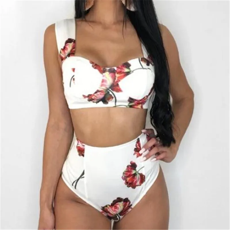 Women's Padded Bra Bikini Set Push Up High Waisted New Sexy Swimsuit Floral Printed 2pcs Backless Swimming Beachwear Summer Hot
Women's Padded Bra Bikini Set Push Up High Waisted New Sexy Swimsuit Floral Printed 2pcs Backless Swimming Beachwear Summer Hot